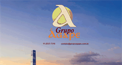 Desktop Screenshot of grupoagape.com.br
